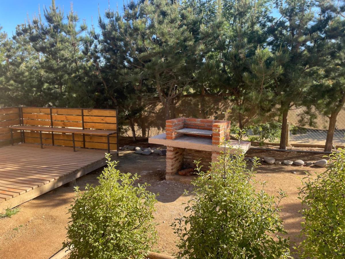 Cabaña en Tunquén, bosque, piscina y vista al mar Esterno foto