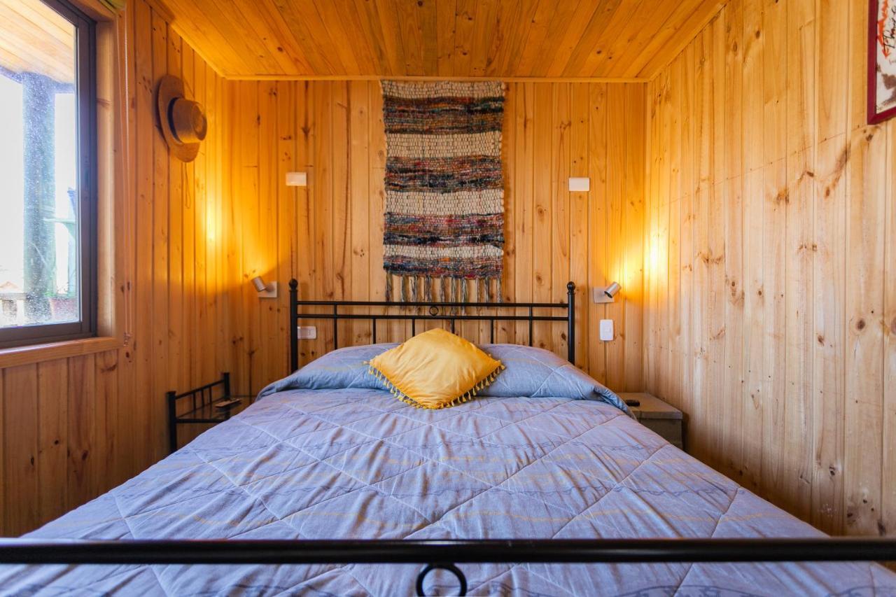 Cabaña en Tunquén, bosque, piscina y vista al mar Esterno foto