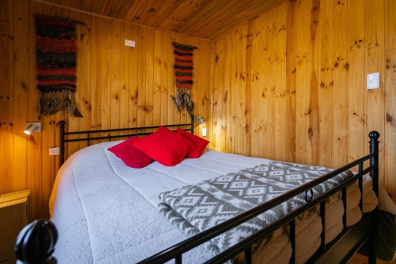 Cabaña en Tunquén, bosque, piscina y vista al mar Esterno foto